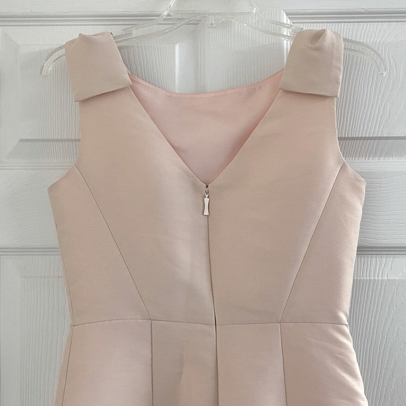 Kate Spade Double Bow A-Line Dress Rambling Roses PINK SAND Sz 4 NWT - Picture 6 of 6